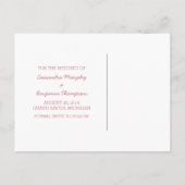 Roze Sterrennacht sparen het Briefkaart van de Dat (Achterkant)