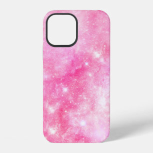 Roze sterrenstelsel universum iPhone 12 hoesje