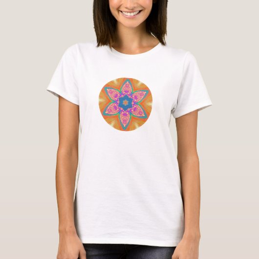 Roze sterventilator t-shirt (Voorkant)