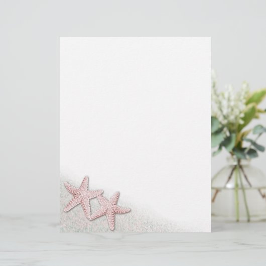 Roze stervis letterkop (Staand voorkant)