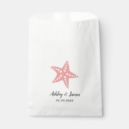 Roze stervis Wedding Favor Bags, Cookies en behand Bedankzakje