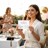 Roze Stethoscoop Afstudeerfeest uitnodiging