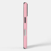 Roze stevige iPhone 16 hoes (Achterkant / Rechts)
