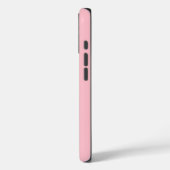 Roze stevige iPhone 16 hoes (Achterkant / Links)