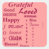  roze Sticker (Voorkant)