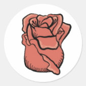 roze Sticker (Voorkant)