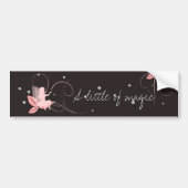 Roze sticker a little of magic (Voorkant)