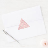 Roze Sticker achtergrond driehoek hartachtergrond  (Envelop)