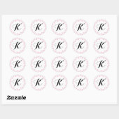 Roze Sticker Sjabloon (Vel)