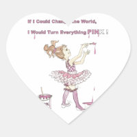 Roze stickers of lolly labels