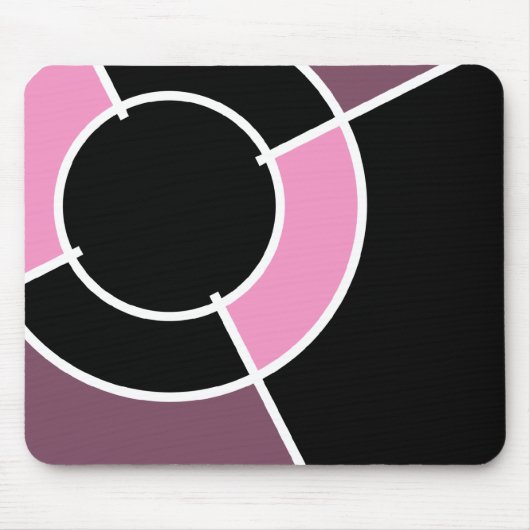 roze stier muismat (Voorkant)