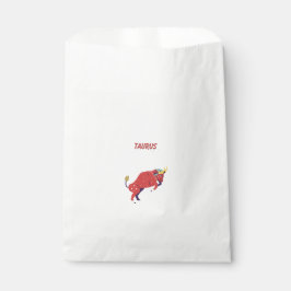 Roze Stier, sterrenbeeld, sterrenbeeld afdruk Bedankzakje