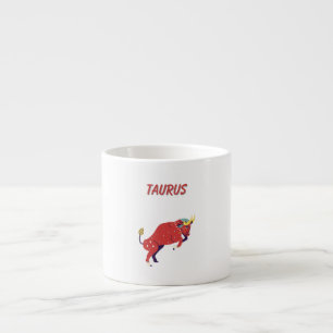 Roze Stier, sterrenbeeld, sterrenbeeld afdruk Espresso Kop