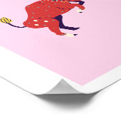 Roze Stier, sterrenbeeld, sterrenbeeld afdruk Poster (Hoek)