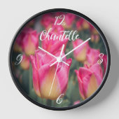 Roze stijl lentetulpen (Voorkant)