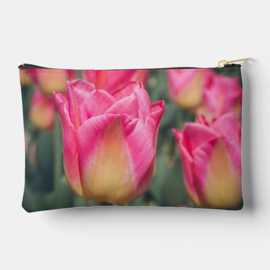 Roze stijl lentetulpen etui (Achterkant)