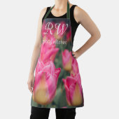 Roze stijl lentetulpen schort (Insitu)