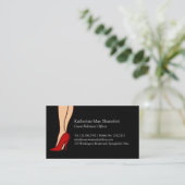 Roze stijl op hoog niveau - Stiletto Visitekaartje (Staand voorkant)