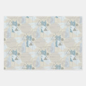 Roze stijlvolle Memphis Style 80s Pop Art Geometri Inpakpapier Vel (Voorkant 2)