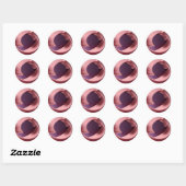 Roze Stijlvolle Sticker Design (Vel)