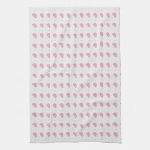 Roze stikhanddoek theedoek