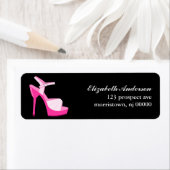 Roze Stiletto Etiket (Insitu)