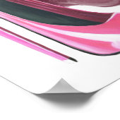 Roze Stiletto schetst Poster voor kunst (Hoek)