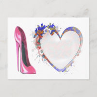 Roze Stiletto Schoen en Hartgeschenken