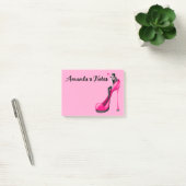 Roze Stiletto Schoen Mode Diva Notities Post-it® Notes (Kantoor)