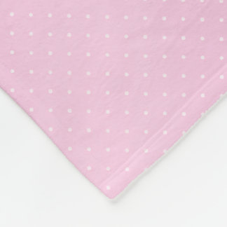 Roze Stip Bliss Fleece Deken