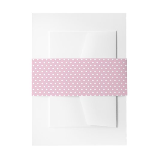 Roze Stip Bruidsjurk Shower Uitnodigingen Wikkel (Voorkant Voorbeeld)