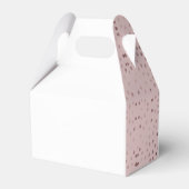 Roze Stip Bruiloftsfeest Favor Doos Bedankdoosjes (Achterkant)