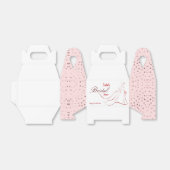 Roze Stip Bruiloftsfeest Favor Doos Bedankdoosjes (Uitgevouwen)