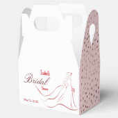 Roze Stip Bruiloftsfeest Favor Doos Bedankdoosjes (Geopend)