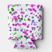 Roze Stip Confetti Blikjeskoeler (Achterkant)