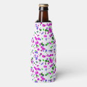 Roze Stip Confetti Flesjeskoeler (Fles Voorkant)