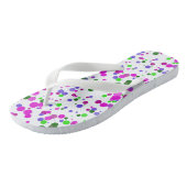 Roze Stip Confetti Teenslippers (Schuin)