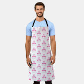 Roze Stip Flamingo Schort (Gedragen)