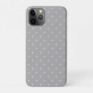 Roze Stip Grijs Achtergrond Elegante Stippen Gesti Case-Mate iPhone Case