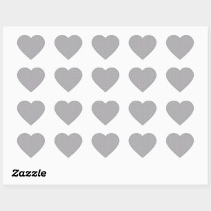 Roze Stip Grijs Achtergrond Elegante Stippen Gesti Hart Sticker