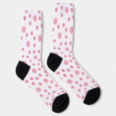 Roze Stip Sokken (Rechts)
