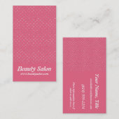 Roze Stippen 1 Visitekaartjes (Voorkant / Achterkant)