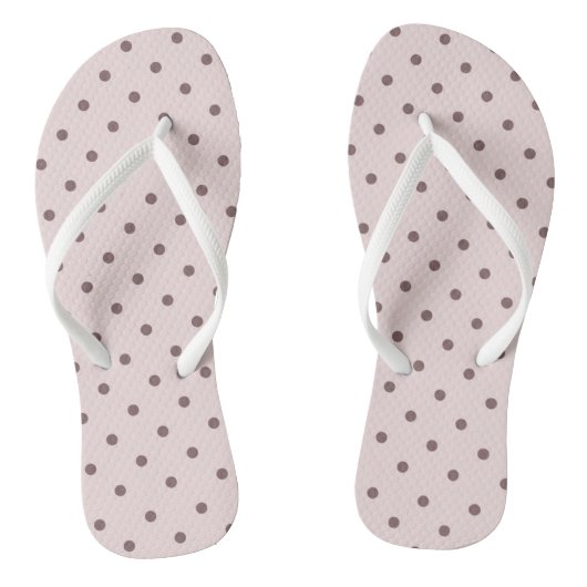 Roze Stippen 2 Teenslippers (Voetbed)