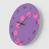 Roze Stippen afspelen op aangepaste kleur Grote Klok (Hoek)