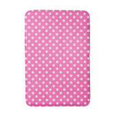 Roze Stippen Borstkanker Bewustzijn Patroon Badmat (Voorkant Verticaal)