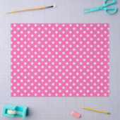 Roze Stippen Borstkanker Bewustzijn Patroon Tissuepapier (Craft)