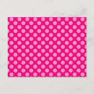 Roze Stippen Briefkaart