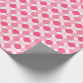 Roze Stippen Cadeaupapier (Hoek)