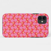 Roze Stippen Case-Mate iPhone Case (Achterkant (horizontaal))