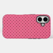 Roze Stippen Case-Mate iPhone Case (Achterkant (horizontaal))